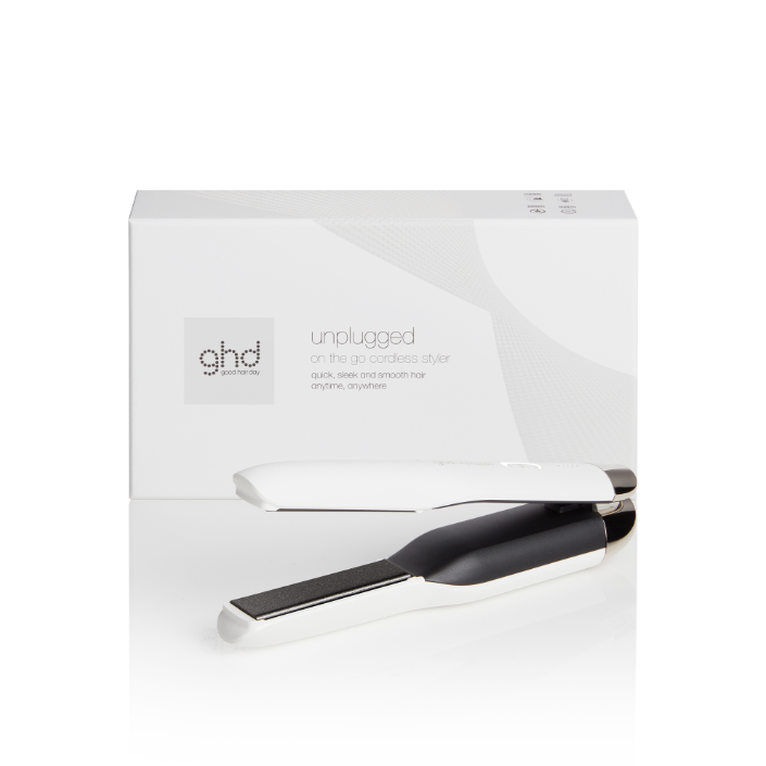 ghd Unplugged- johdoton muotoilurauta- valkoinen