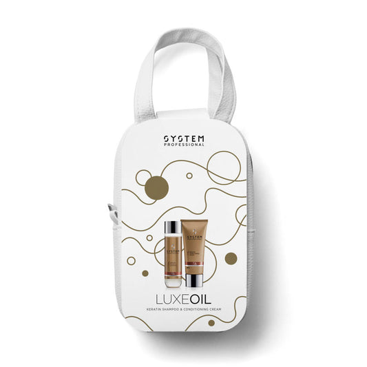 System Professional Luxe Oil Gift Set Keratin Shampoo & Conditioning Cream