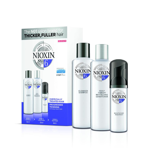 Nioxin Trial Kit System 6, 150 ml+150 ml+50 ml